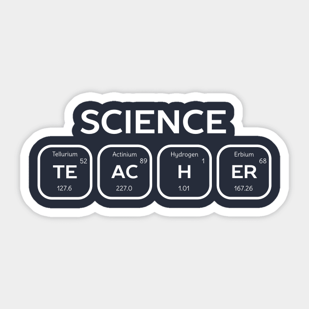 Science Periodic Table Teach Sticker by happinessinatee